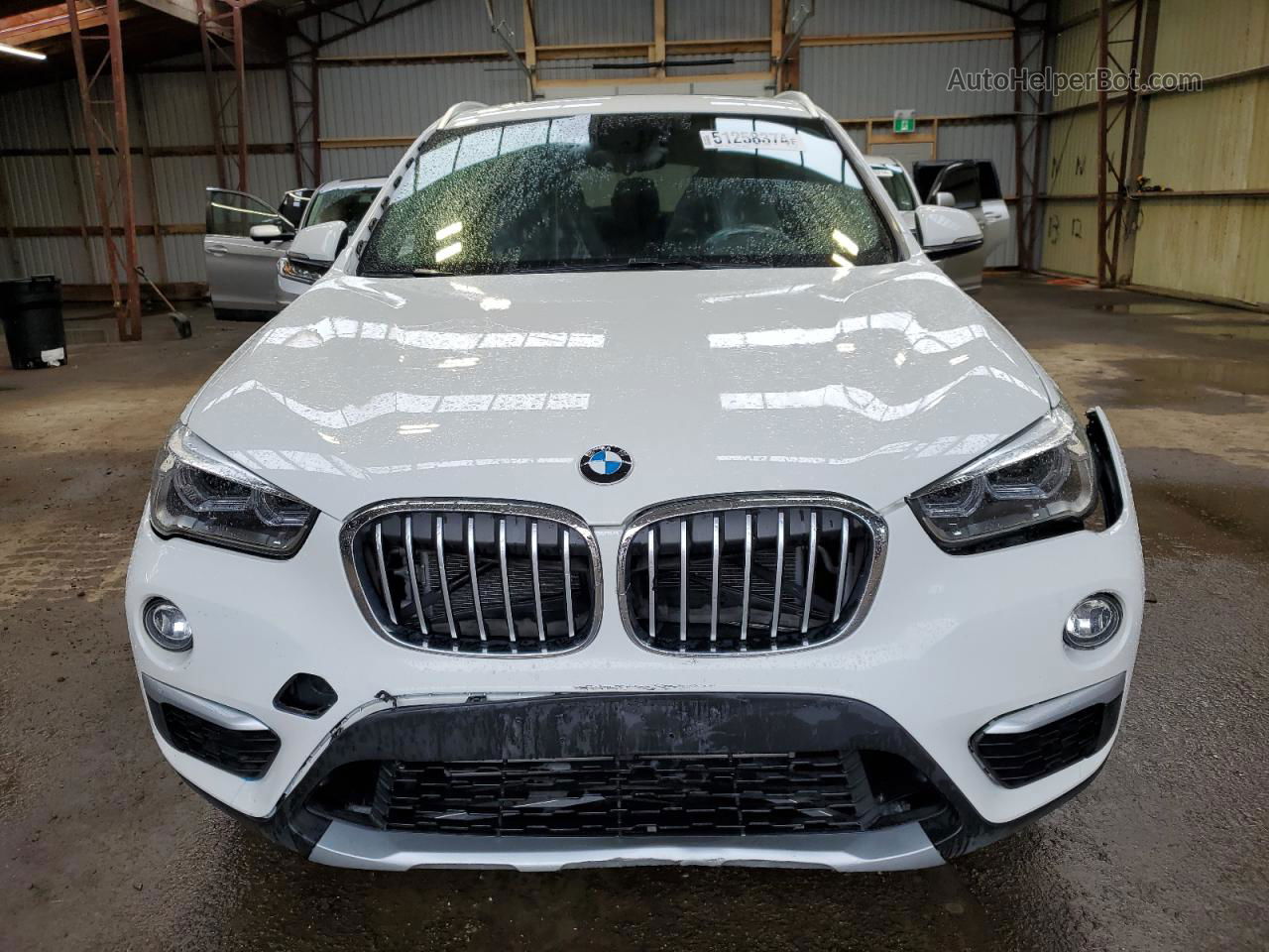 2018 Bmw X1 Xdrive28i White vin: WBXHT3C33J5F89380