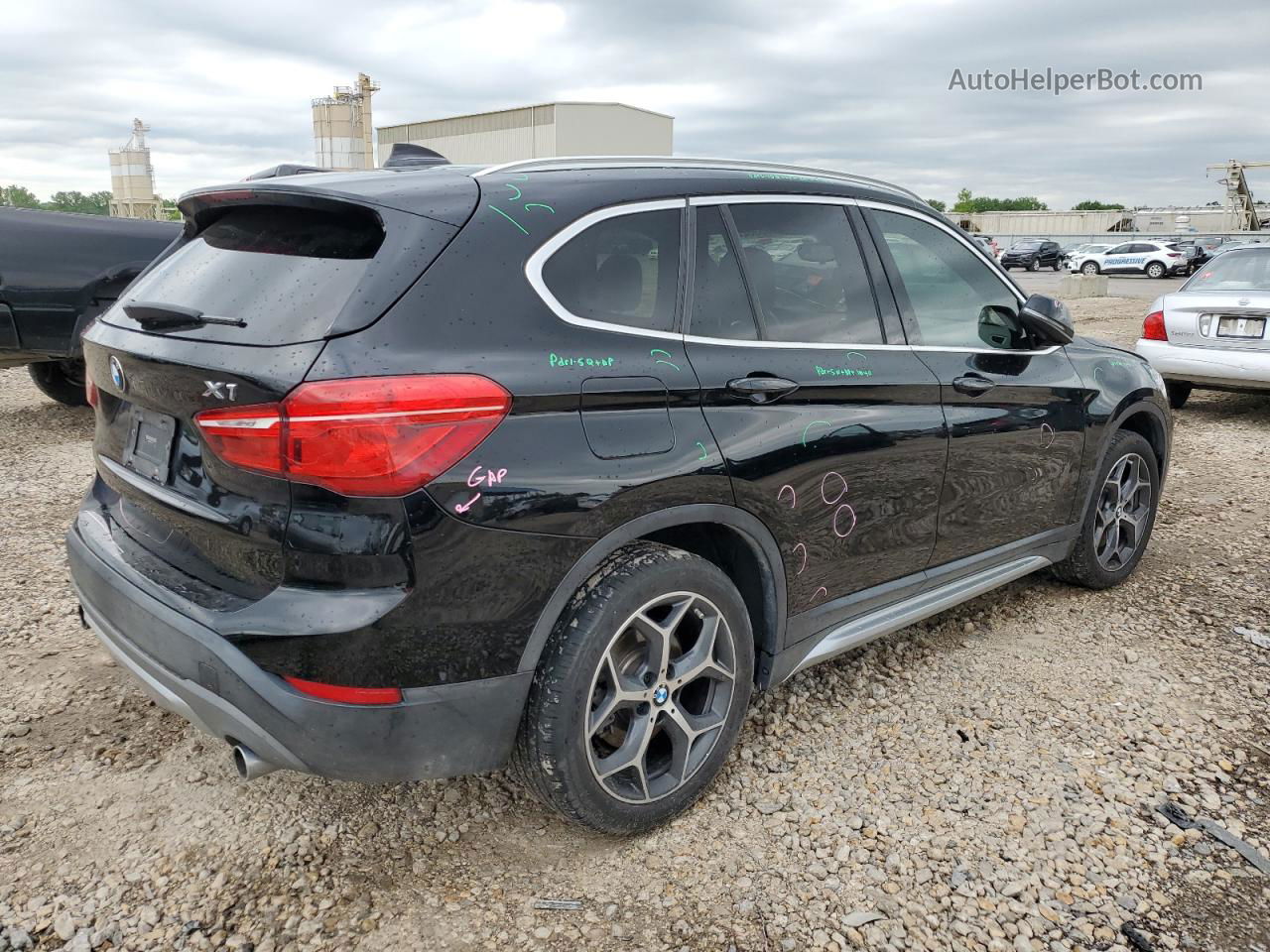 2018 Bmw X1 Xdrive28i Black vin: WBXHT3C33J5F89900