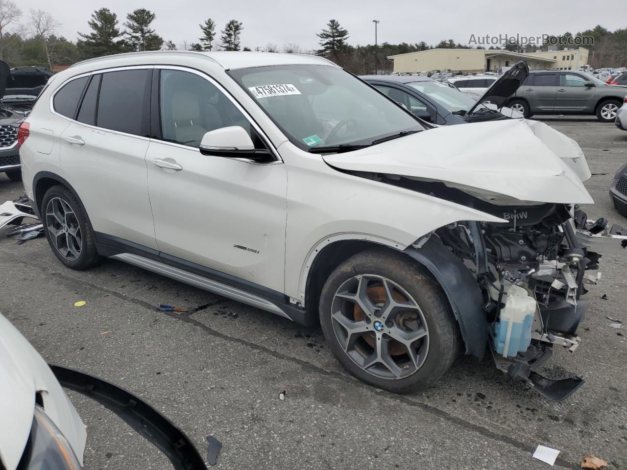 2018 Bmw X1 Xdrive28i White vin: WBXHT3C34J5K21433