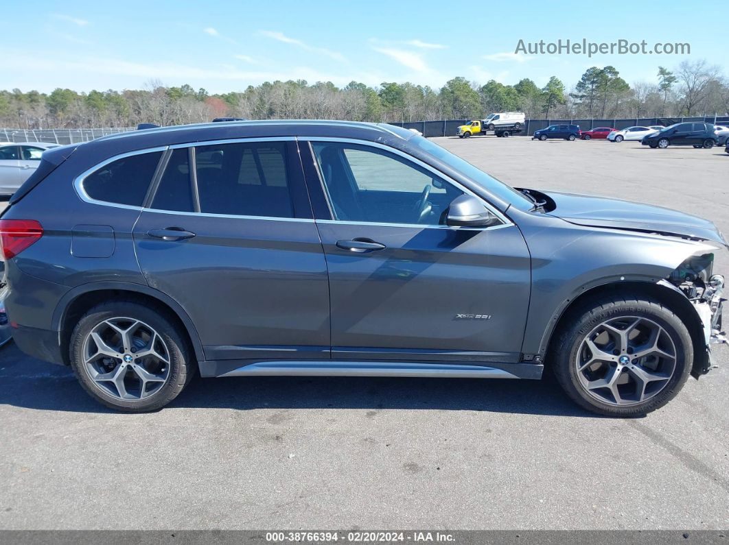 2018 Bmw X1 Xdrive28i Gray vin: WBXHT3C34J5K24994