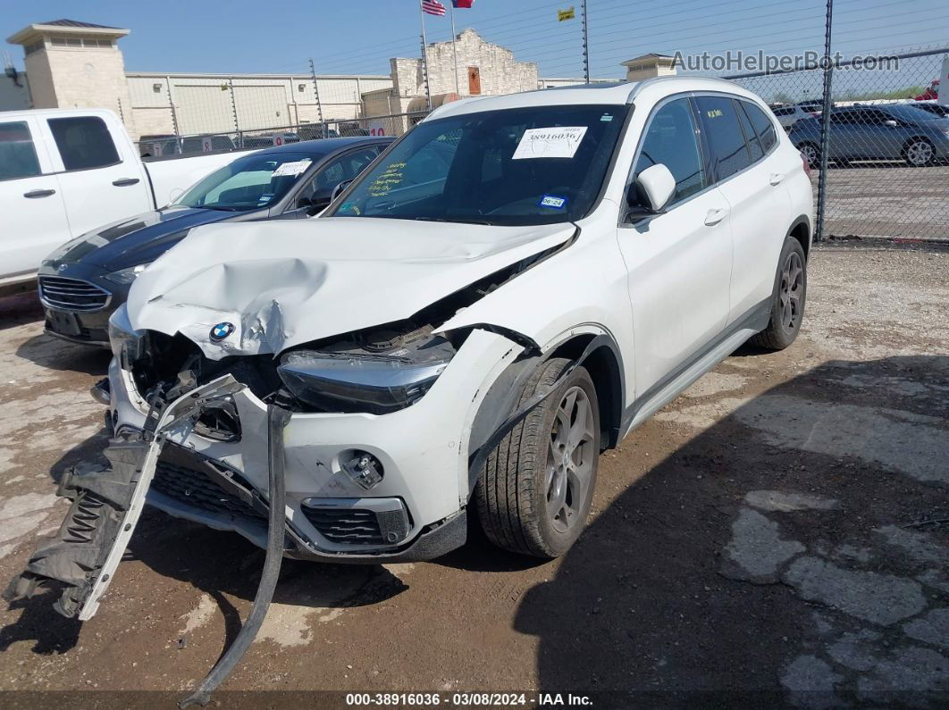 2018 Bmw X1 Xdrive28i White vin: WBXHT3C35J3H33393