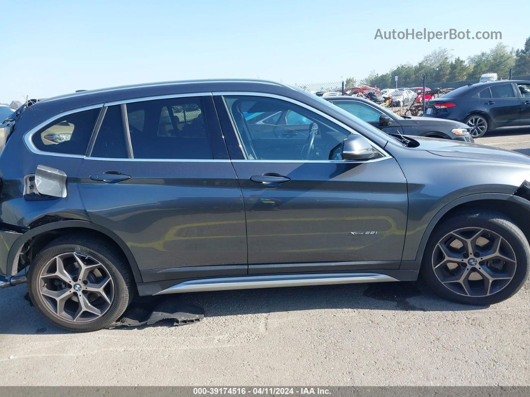 2018 Bmw X1 Xdrive28i Gray vin: WBXHT3C35J5K28083