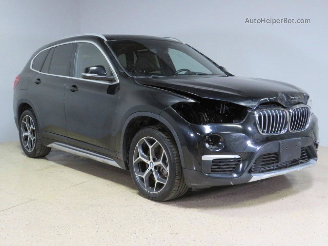 2018 Bmw X1 Xdrive28i Black vin: WBXHT3C35J5L33173