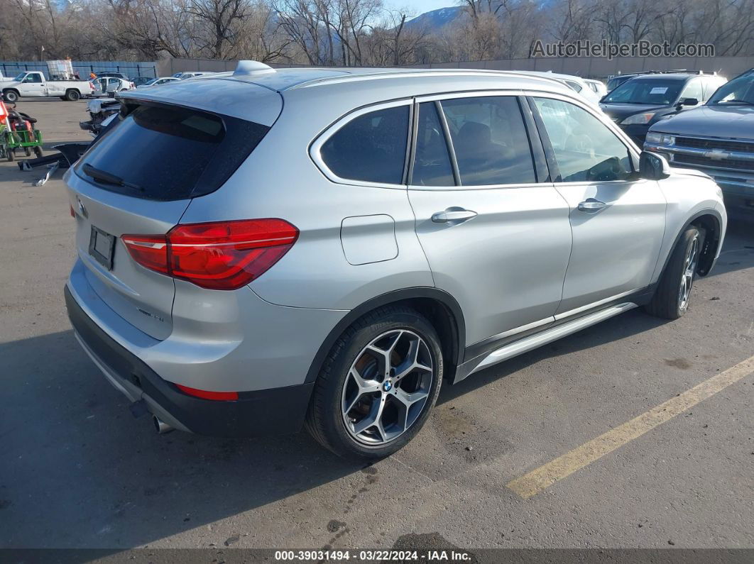 2018 Bmw X1 Xdrive28i Silver vin: WBXHT3C36J3H31037