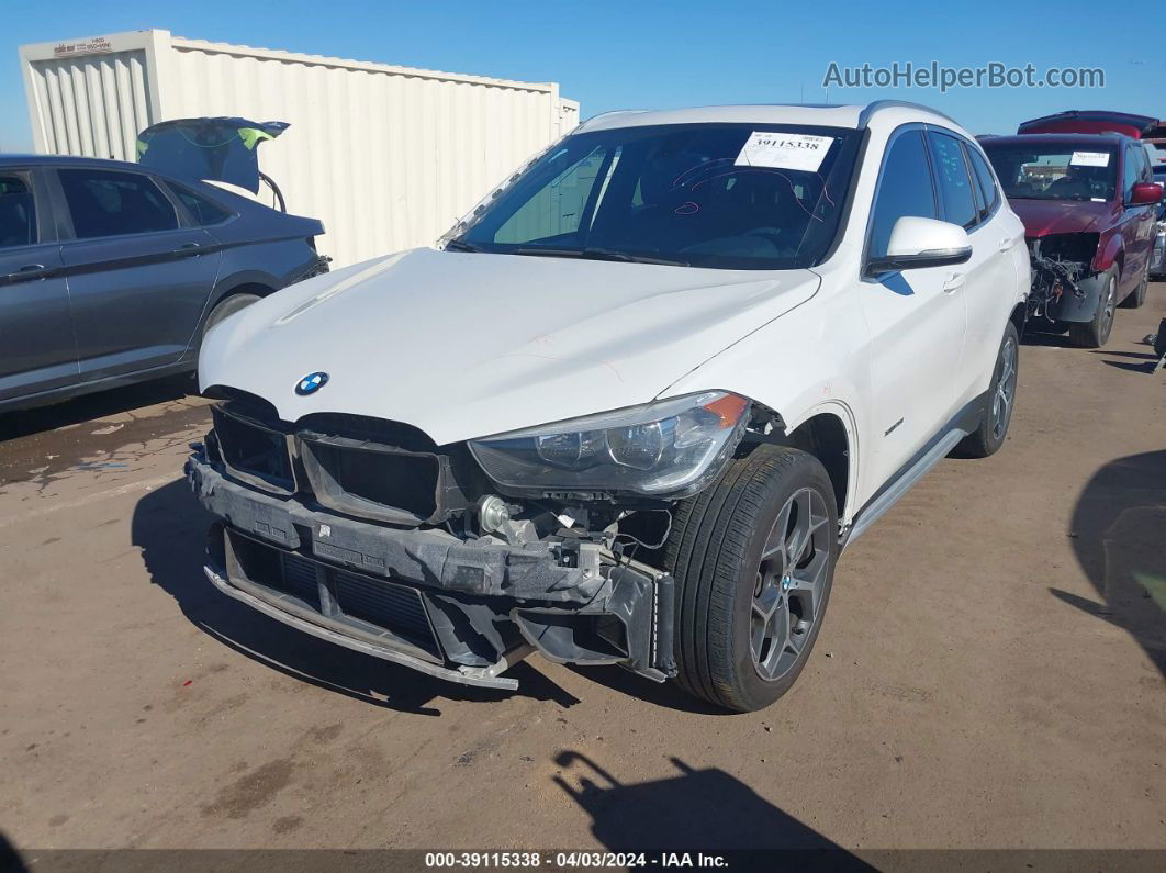 2018 Bmw X1 Xdrive28i White vin: WBXHT3C36J5F93293