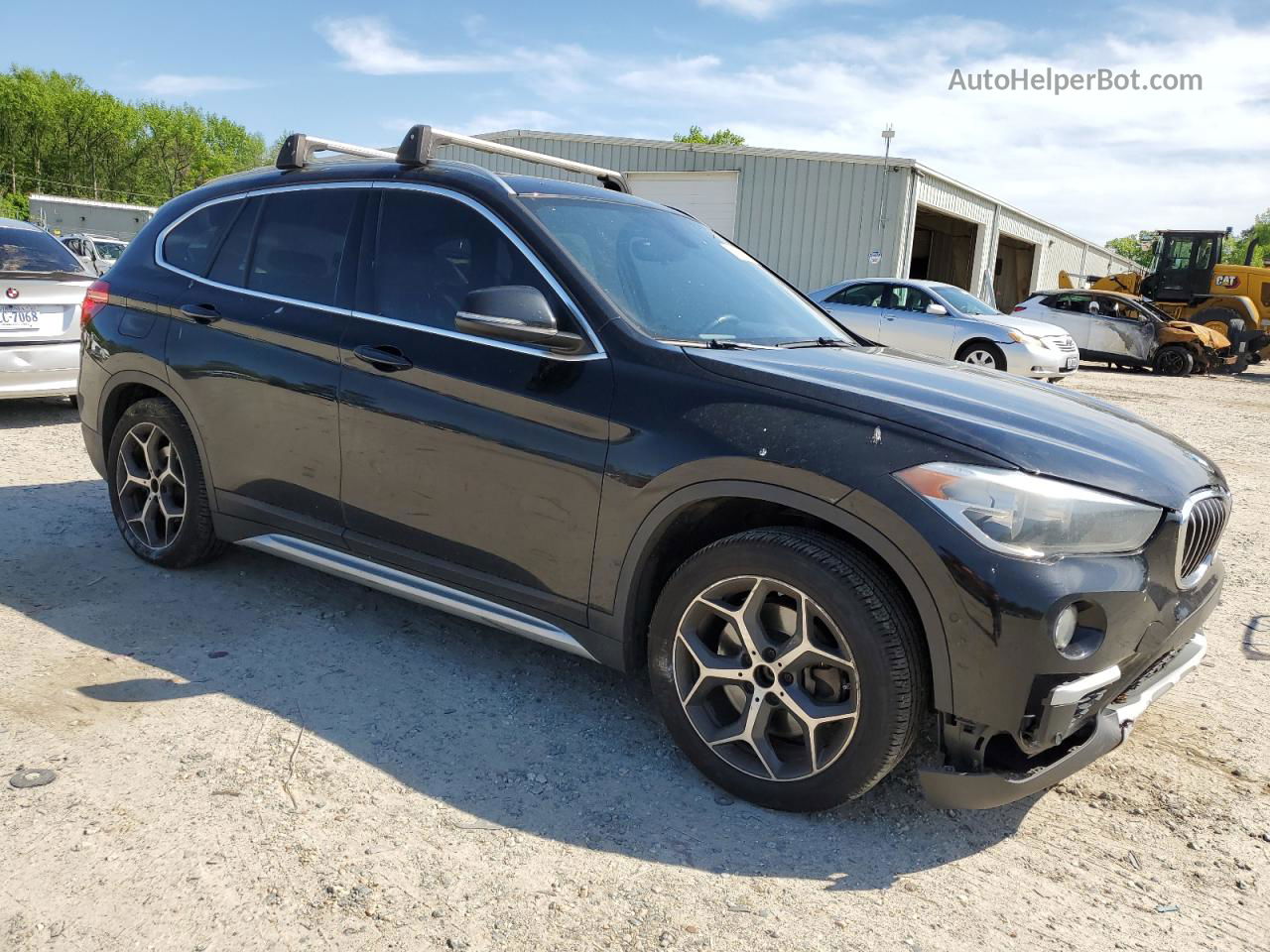 2018 Bmw X1 Xdrive28i Black vin: WBXHT3C36J5L30640