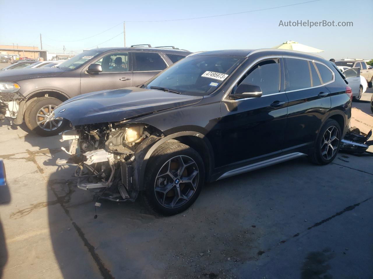 2018 Bmw X1 Xdrive28i Black vin: WBXHT3C37J3H32682