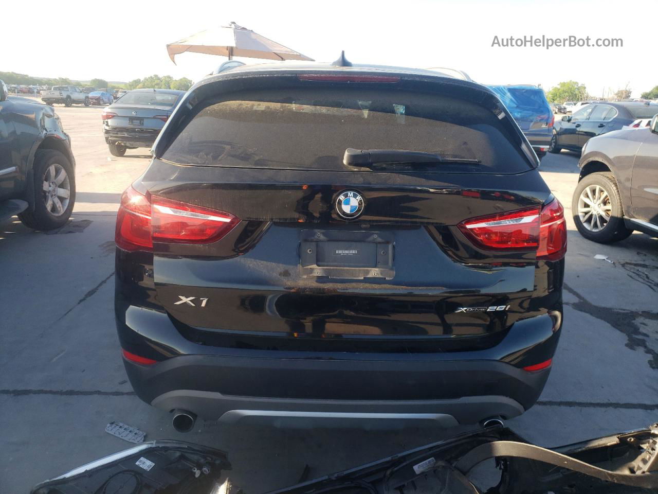 2018 Bmw X1 Xdrive28i Black vin: WBXHT3C37J3H32682