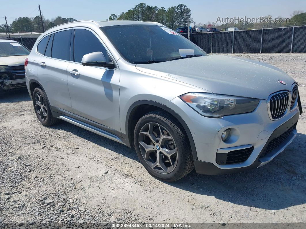 2018 Bmw X1 Xdrive28i Silver vin: WBXHT3C38J3H32853