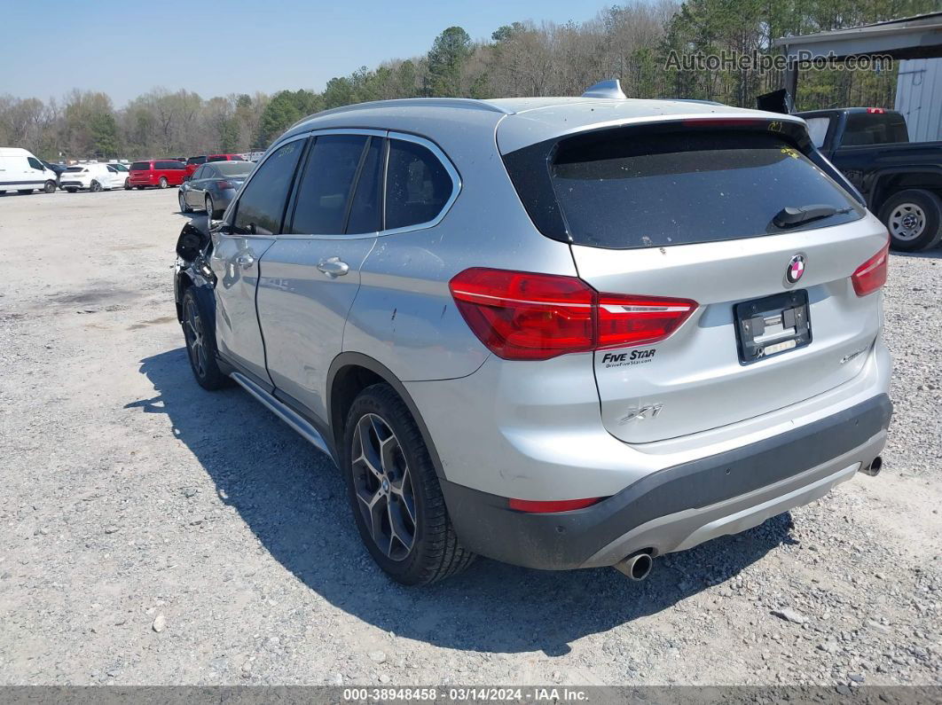 2018 Bmw X1 Xdrive28i Silver vin: WBXHT3C38J3H32853