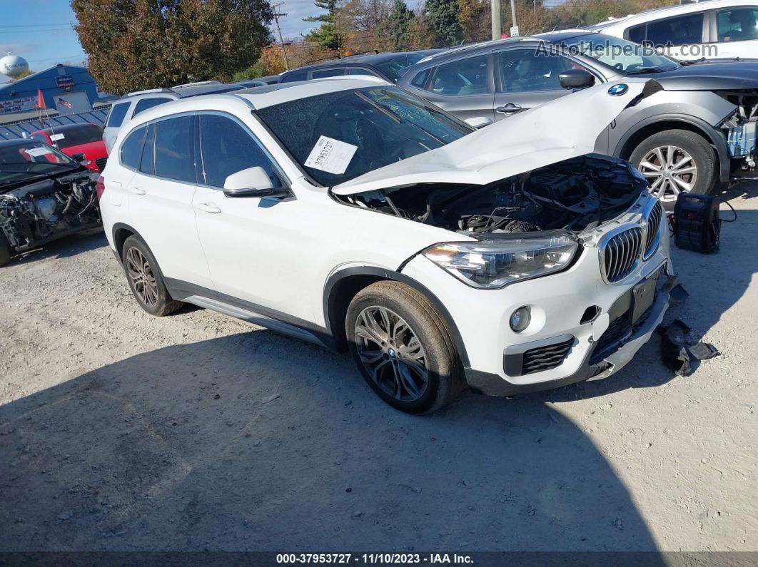 2018 Bmw X1 Xdrive28i White vin: WBXHT3C38J3H33405