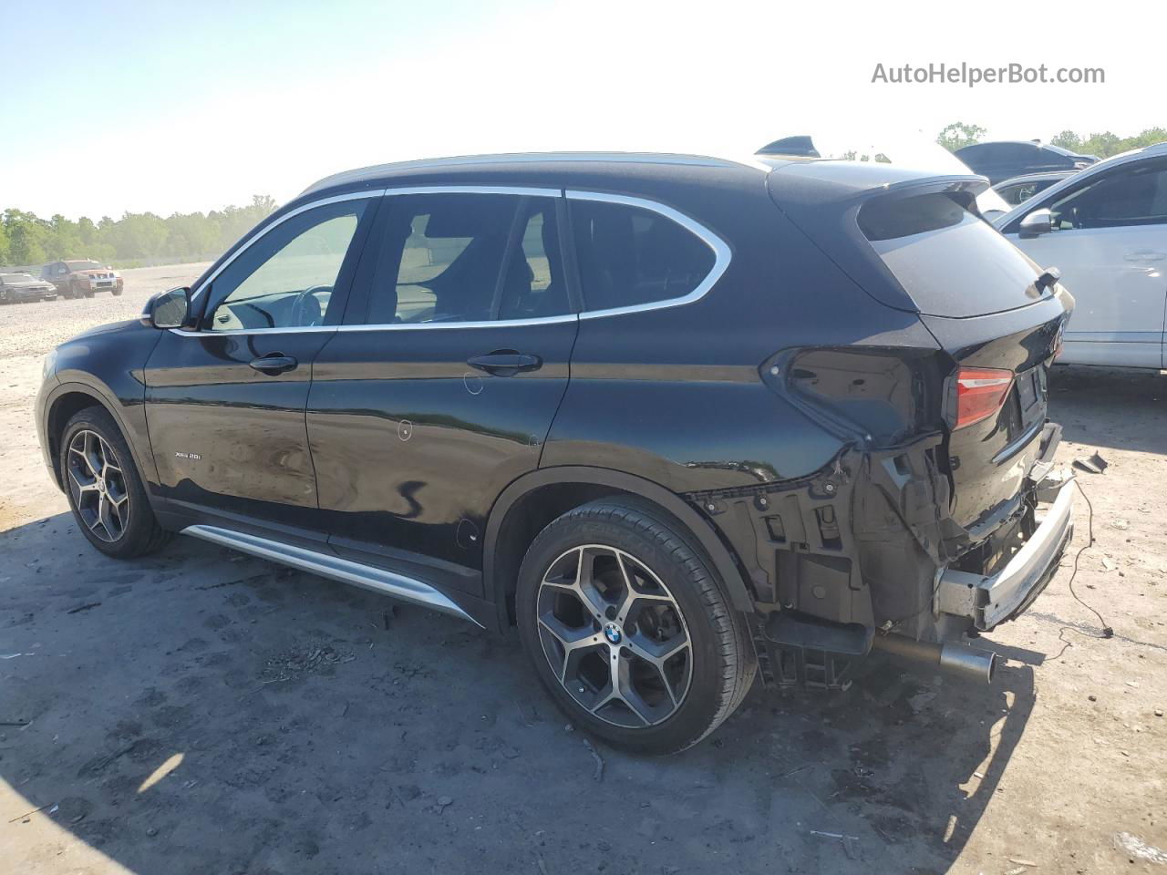 2018 Bmw X1 Xdrive28i Black vin: WBXHT3C39J5F90338