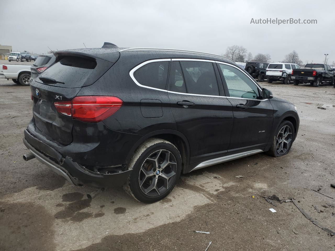 2018 Bmw X1 Xdrive28i Black vin: WBXHT3C39J5K26725