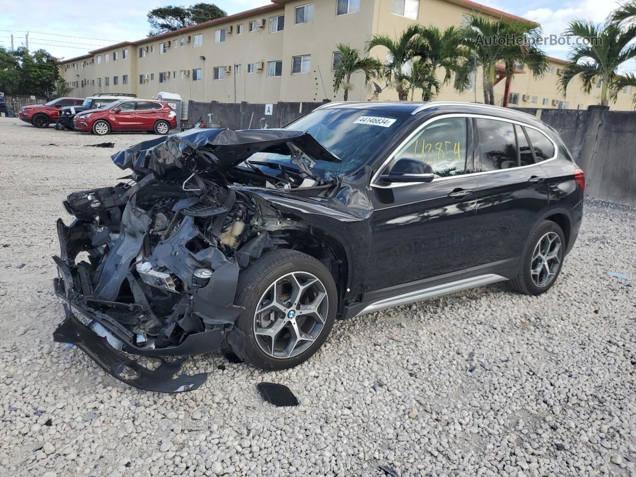 2018 Bmw X1 Xdrive28i Black vin: WBXHT3C39J5L33208