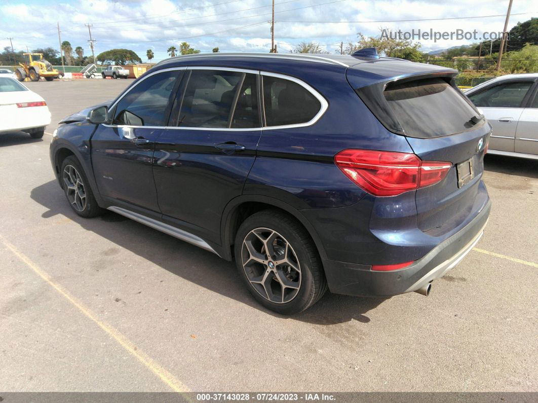 2018 Bmw X1 Xdrive28i Blue vin: WBXHT3C3XJ5K29231