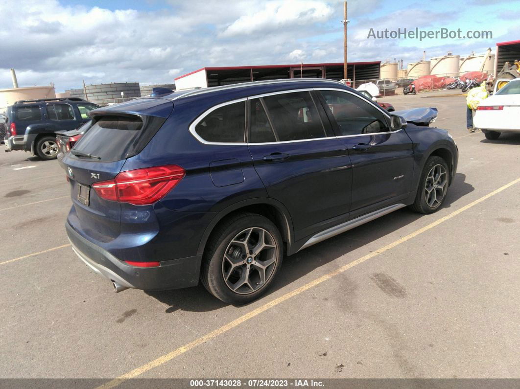 2018 Bmw X1 Xdrive28i Синий vin: WBXHT3C3XJ5K29231