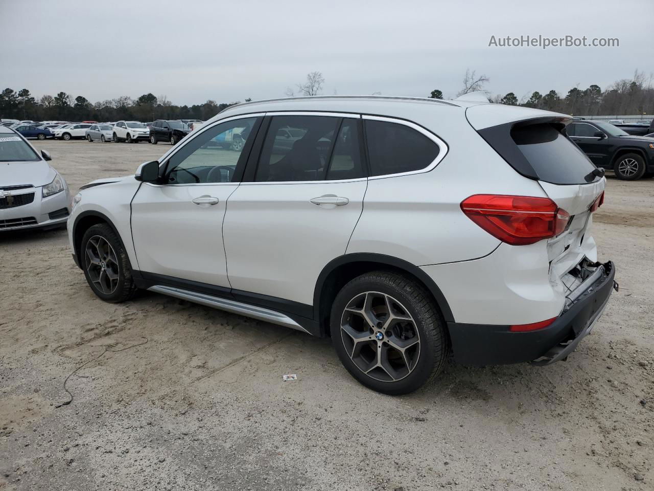 2018 Bmw X1 Xdrive28i White vin: WBXHT3C3XJ5L32603