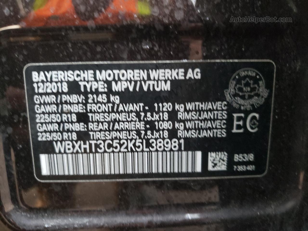 2019 Bmw X1 Xdrive28i Black vin: WBXHT3C52K5L38981