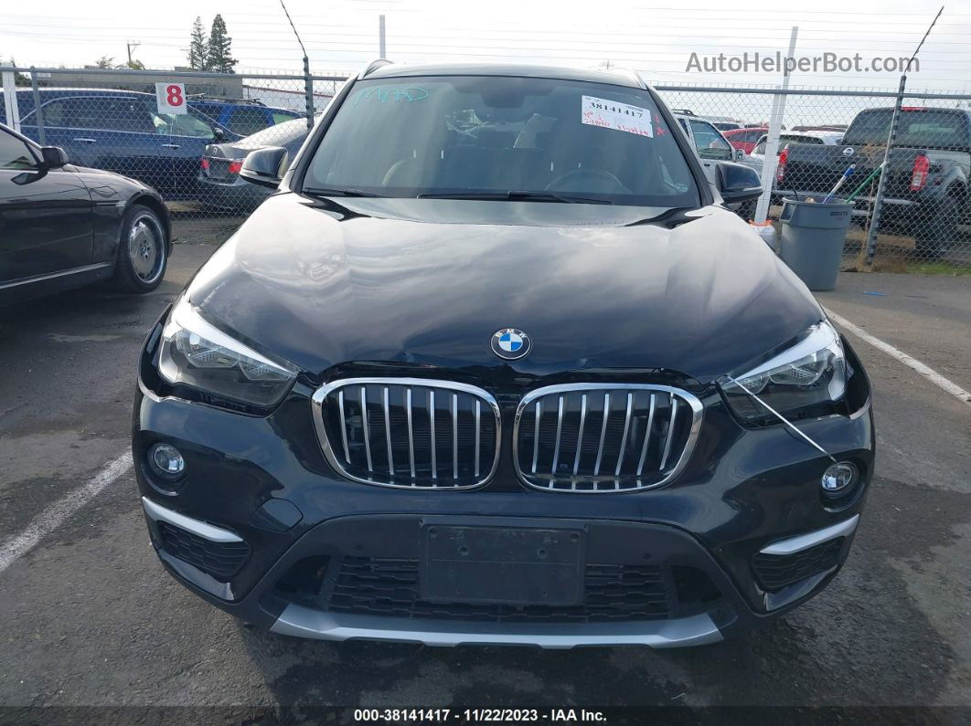 2018 Bmw X1 Sdrive28i Black vin: WBXHU7C30J5H43466