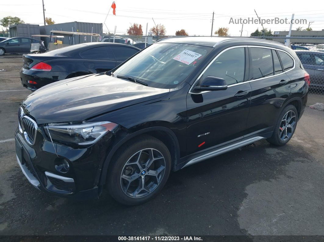 2018 Bmw X1 Sdrive28i Black vin: WBXHU7C30J5H43466