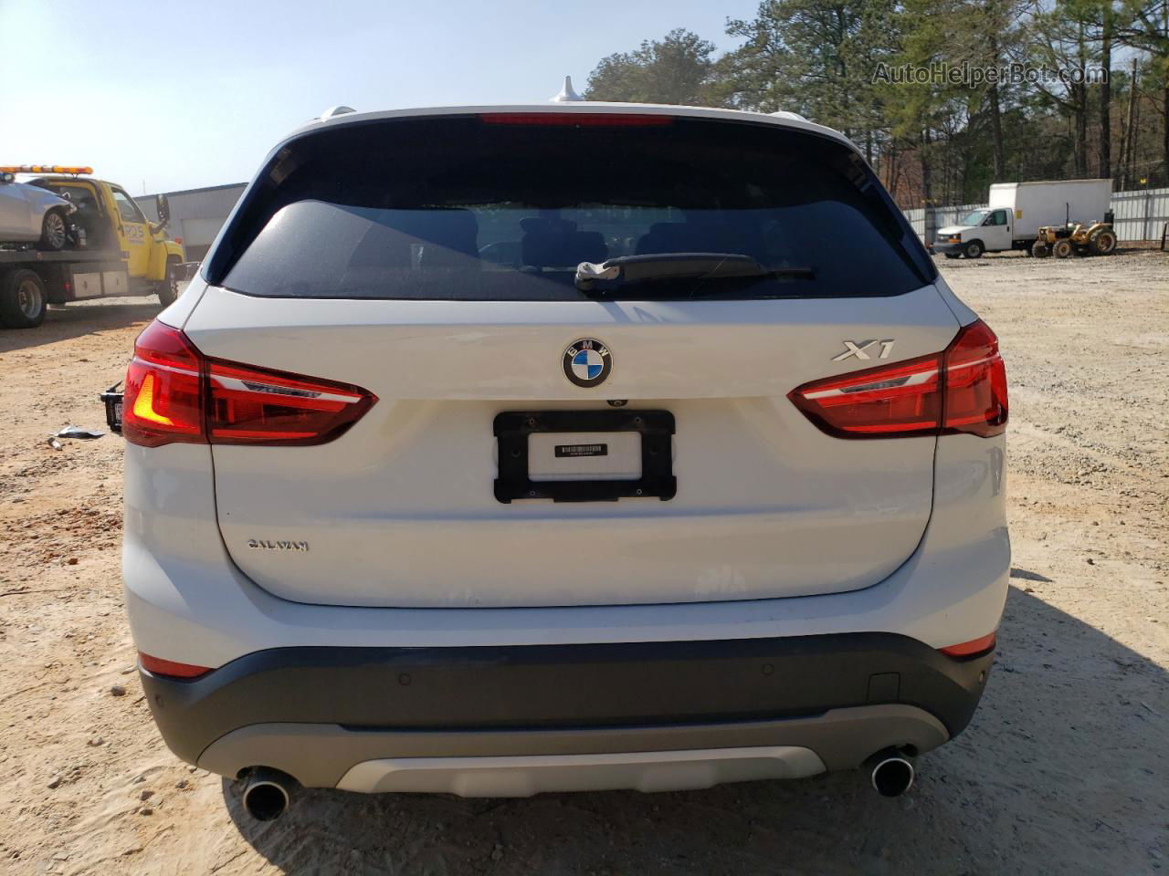 2018 Bmw X1 Sdrive28i White vin: WBXHU7C30J5H45847