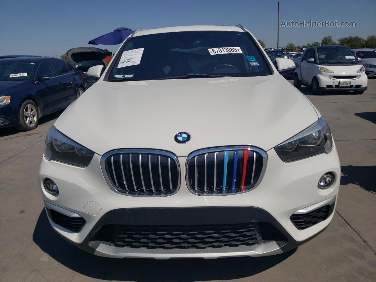 2018 Bmw X1 Sdrive28i White vin: WBXHU7C30J5L07567