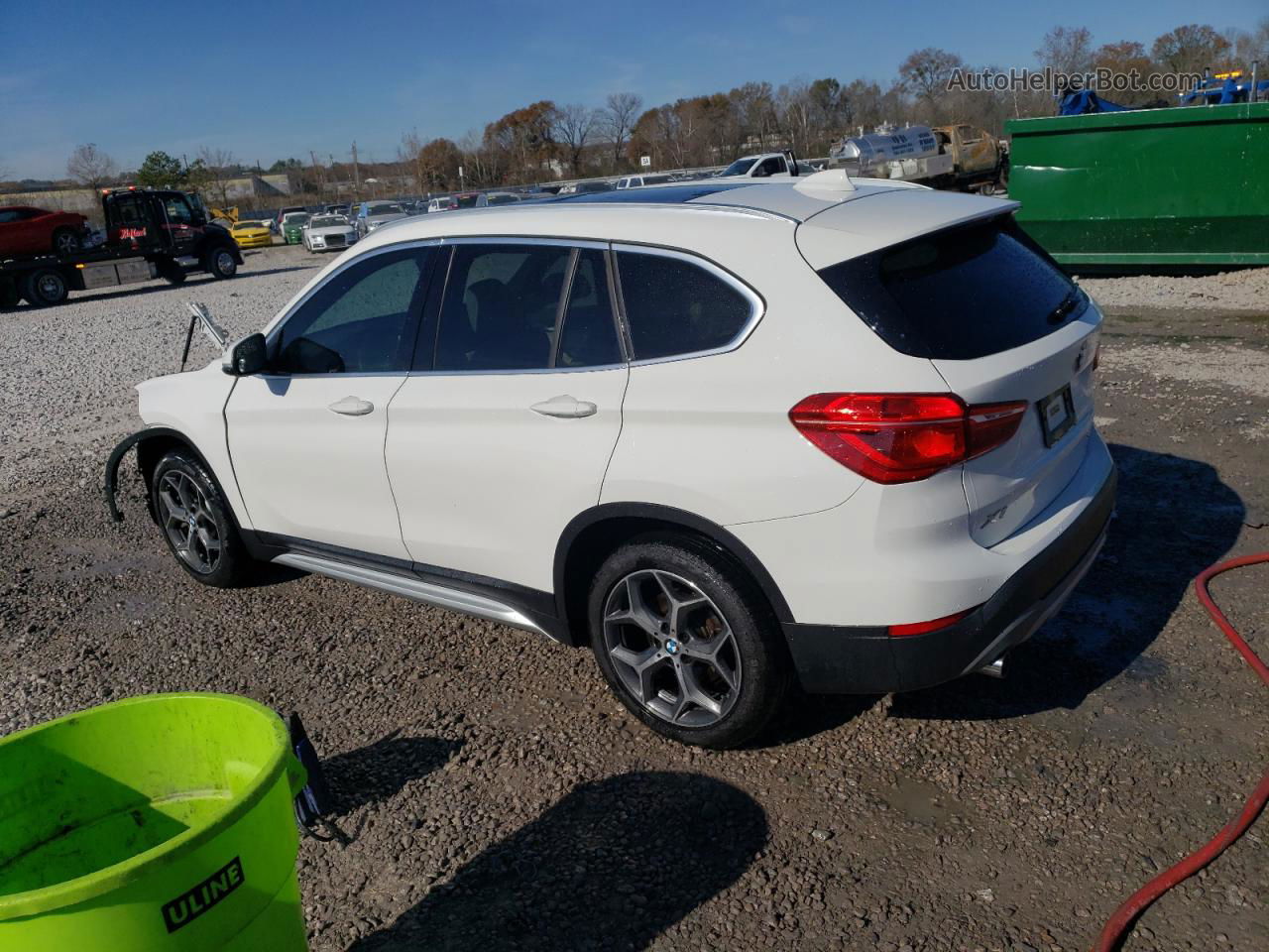 2018 Bmw X1 Sdrive28i White vin: WBXHU7C31J3H42502