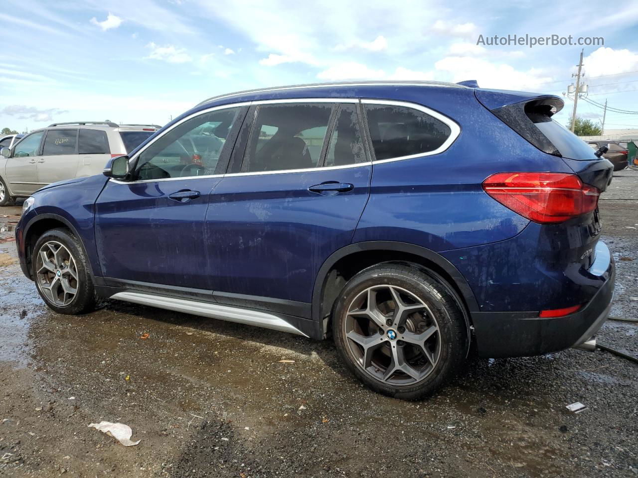 2018 Bmw X1 Sdrive28i Blue vin: WBXHU7C31J5L05987