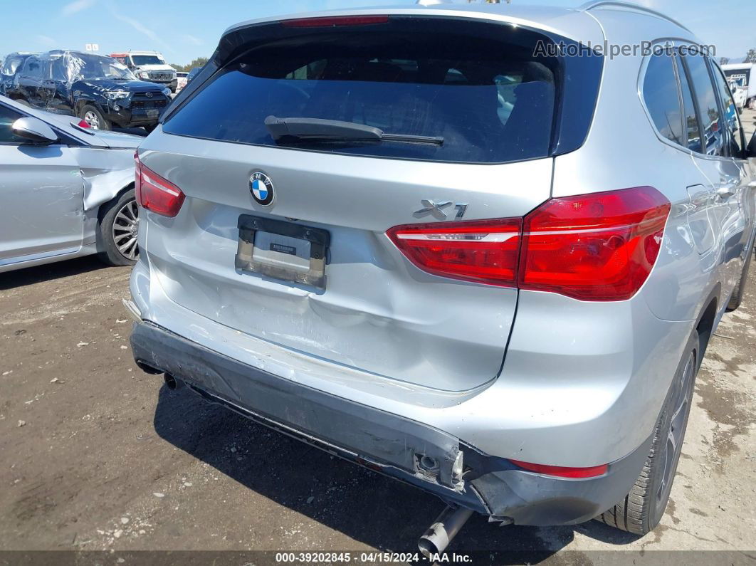 2018 Bmw X1 Sdrive28i Silver vin: WBXHU7C32J5H42576