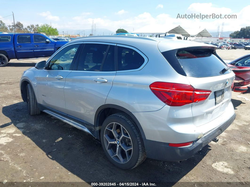 2018 Bmw X1 Sdrive28i Silver vin: WBXHU7C32J5H42576