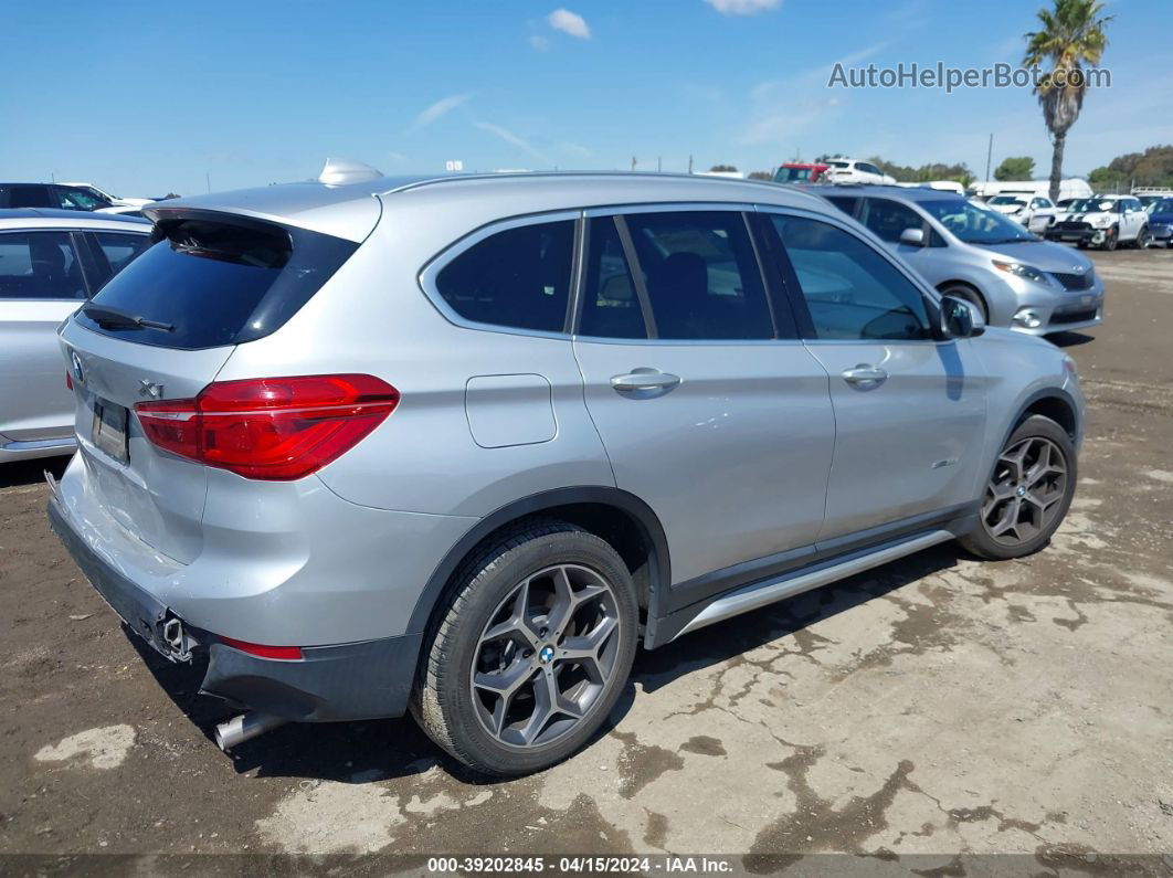 2018 Bmw X1 Sdrive28i Silver vin: WBXHU7C32J5H42576