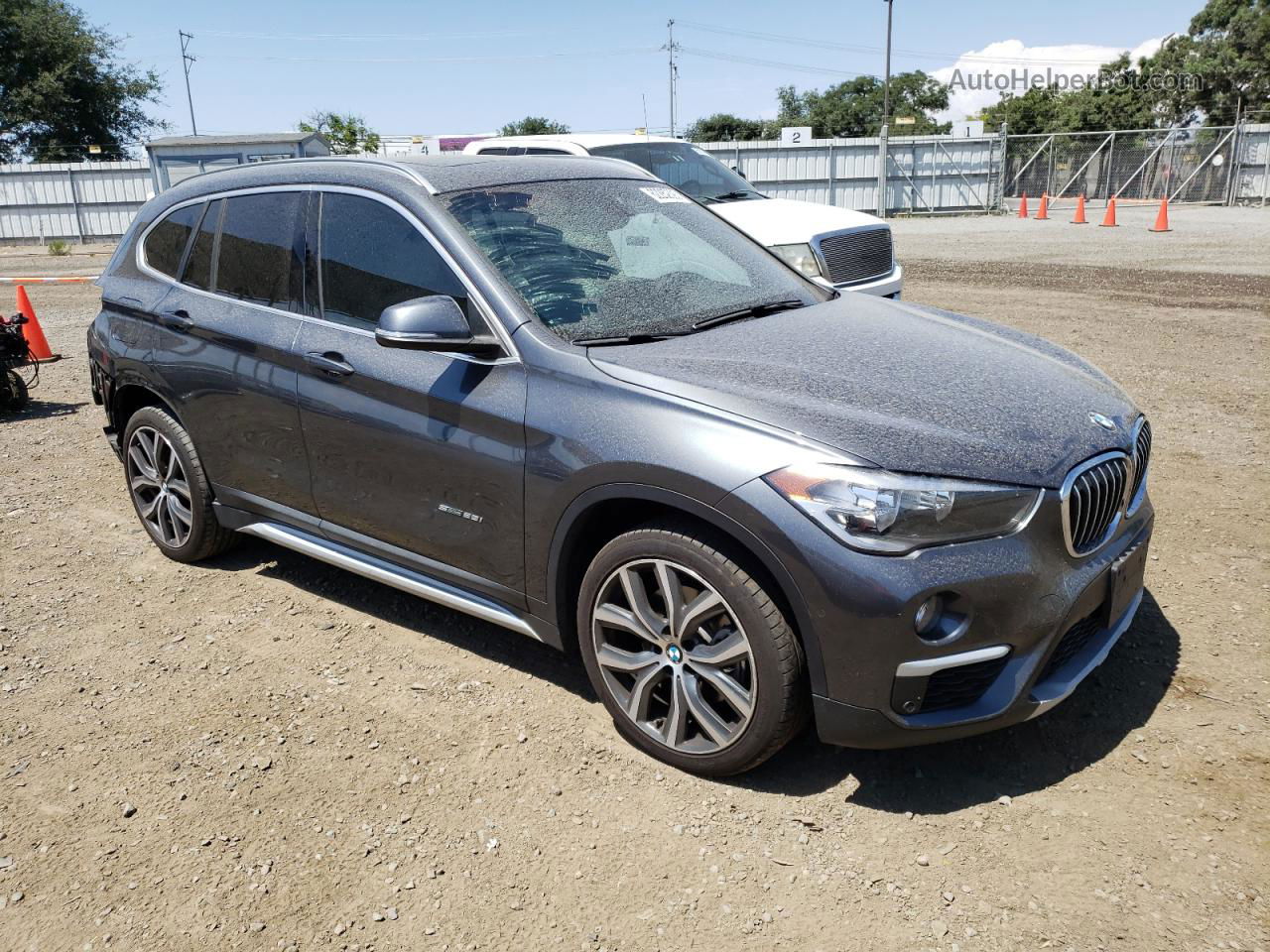 2018 Bmw X1 Sdrive28i Charcoal vin: WBXHU7C33J5H42845