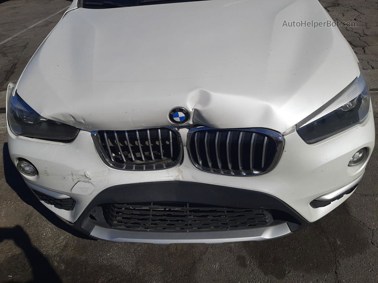 2018 Bmw X1 Sdrive28i White vin: WBXHU7C34J5H40618