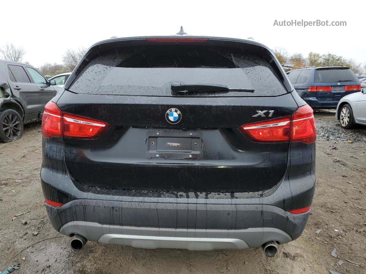 2018 Bmw X1 Sdrive28i Black vin: WBXHU7C36J5H45500