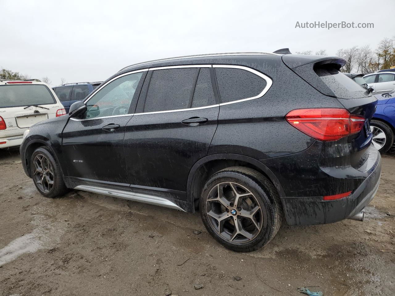 2018 Bmw X1 Sdrive28i Black vin: WBXHU7C36J5H45500