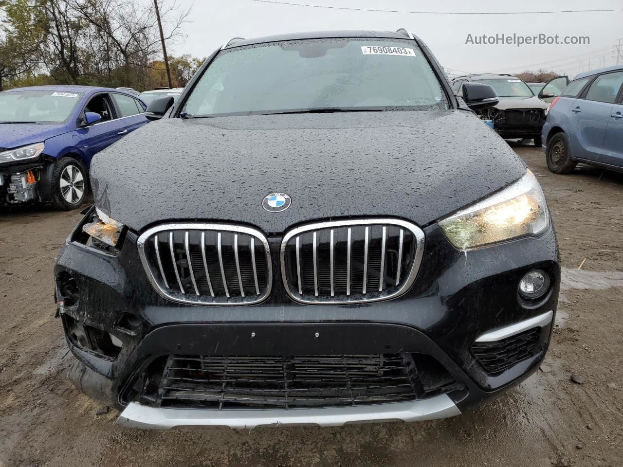 2018 Bmw X1 Sdrive28i Black vin: WBXHU7C36J5H45500