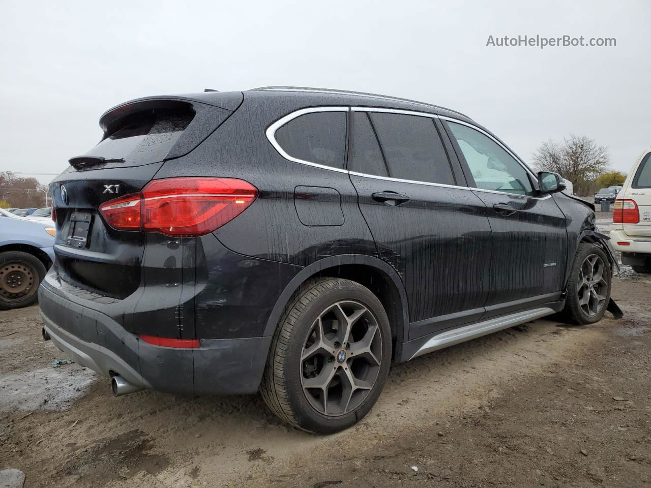 2018 Bmw X1 Sdrive28i Black vin: WBXHU7C36J5H45500