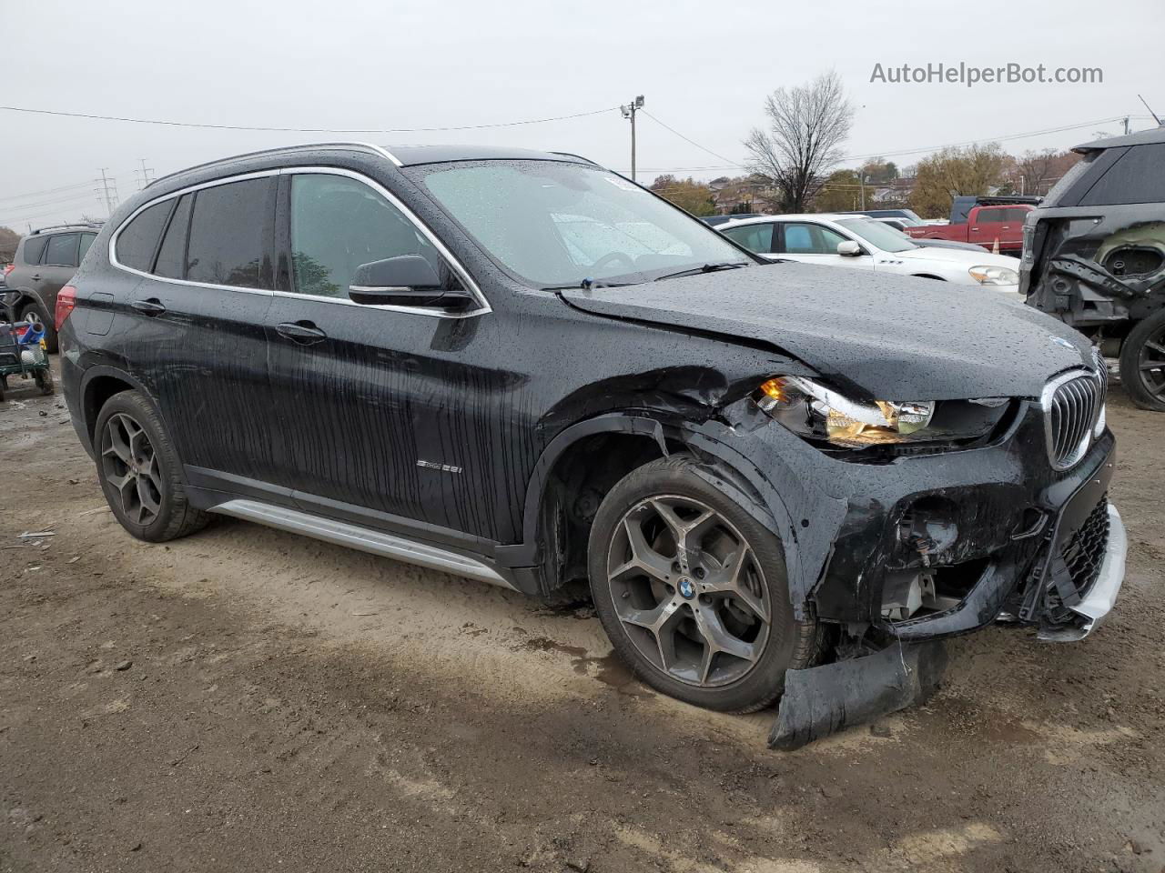 2018 Bmw X1 Sdrive28i Black vin: WBXHU7C36J5H45500