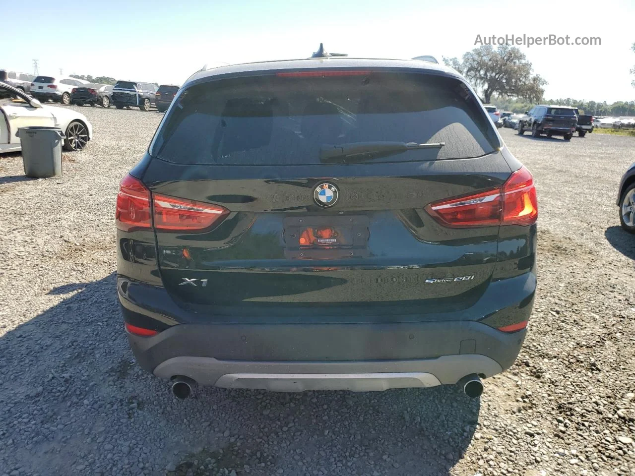 2018 Bmw X1 Sdrive28i Черный vin: WBXHU7C38J3H43274