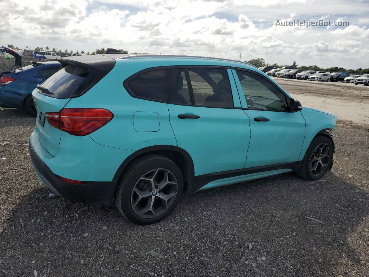 2018 Bmw X1 Sdrive28i Turquoise vin: WBXHU7C39J5H39402