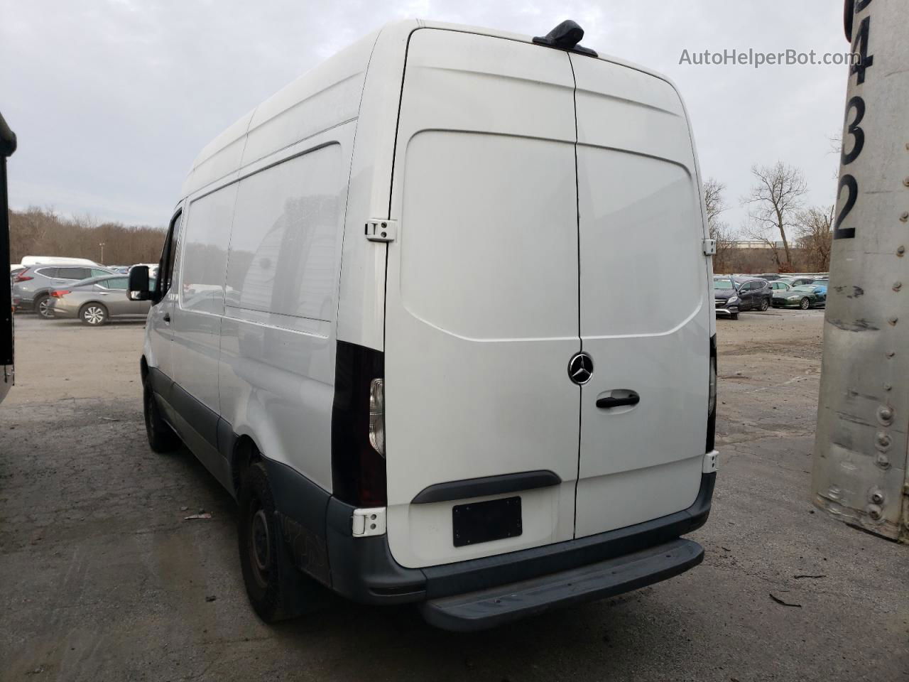 2019 Mercedes-benz Sprinter 1500/2500 White vin: WD3PE7ED6KT014534