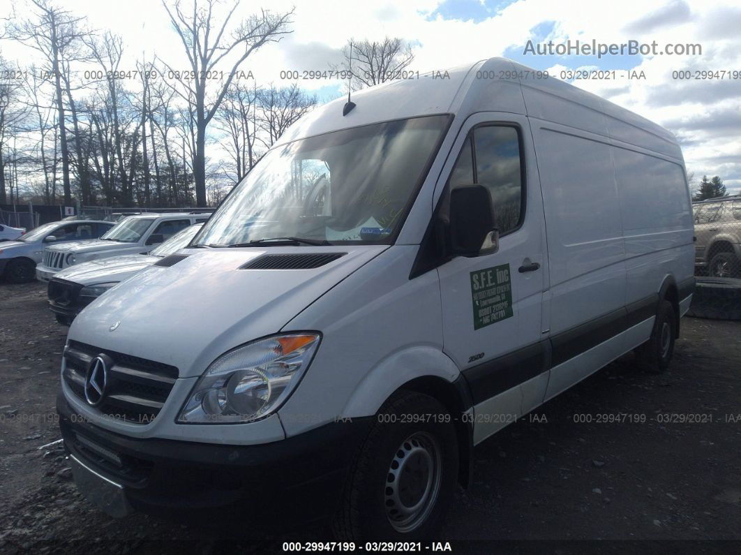 2013 Mercedes-benz Sprinter Cargo Vans   White vin: WD3PE8CC8D5787240