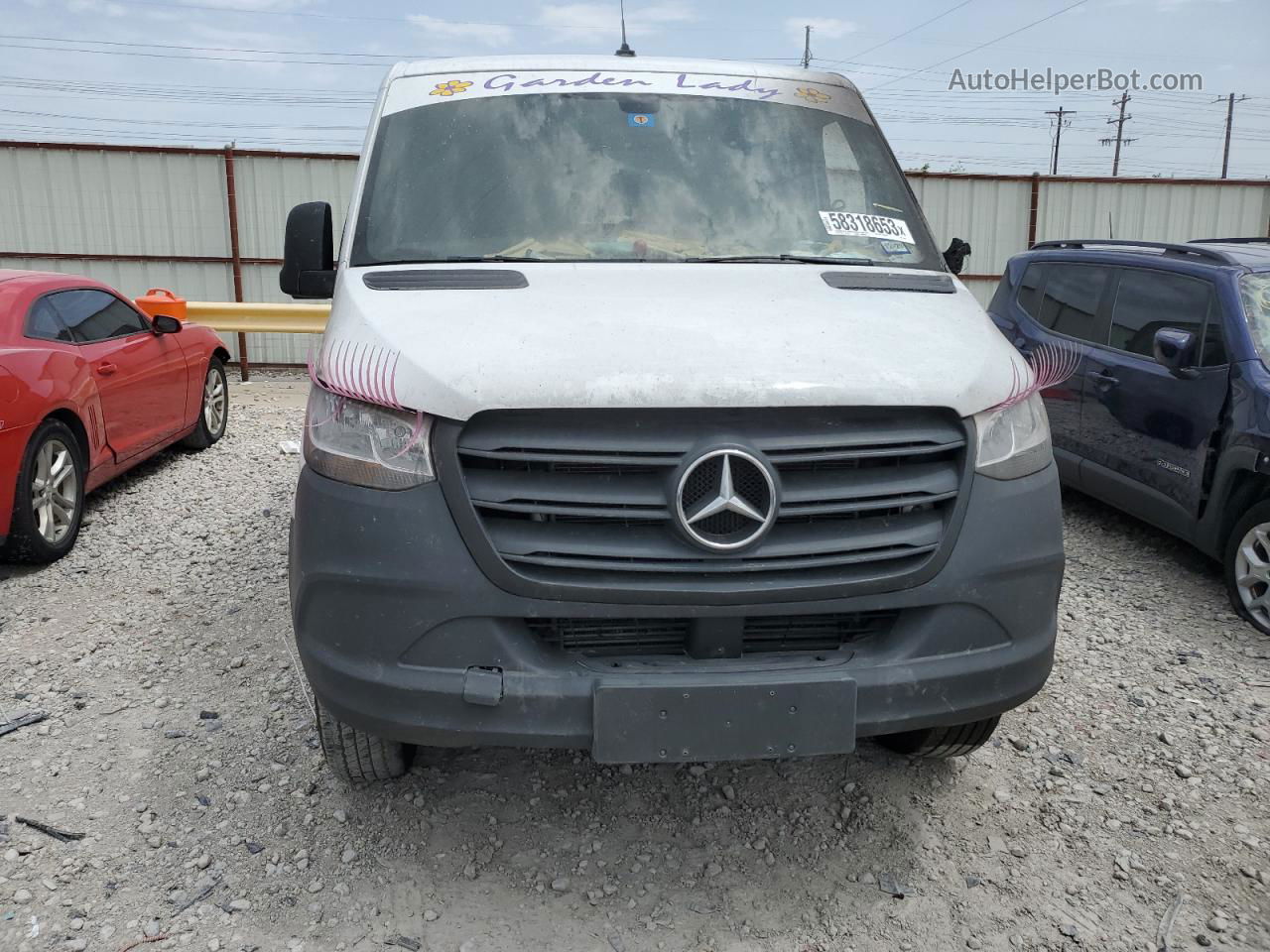 2019 Mercedes-benz Sprinter 2500/3500 White vin: WD3PF0CD6KP176521