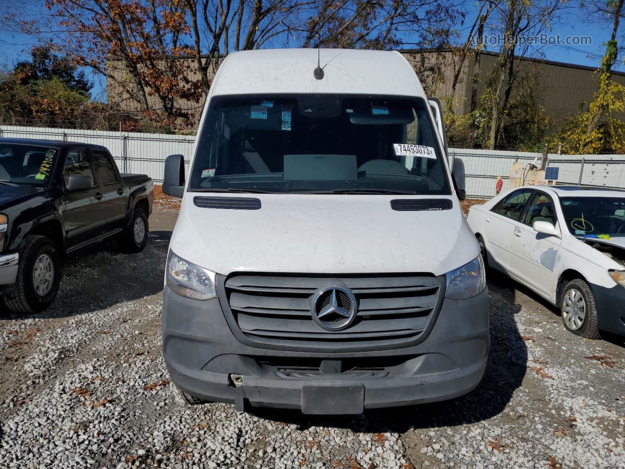 2019 Mercedes-benz Sprinter 2500/3500 Белый vin: WD3PF1CD3KT005478