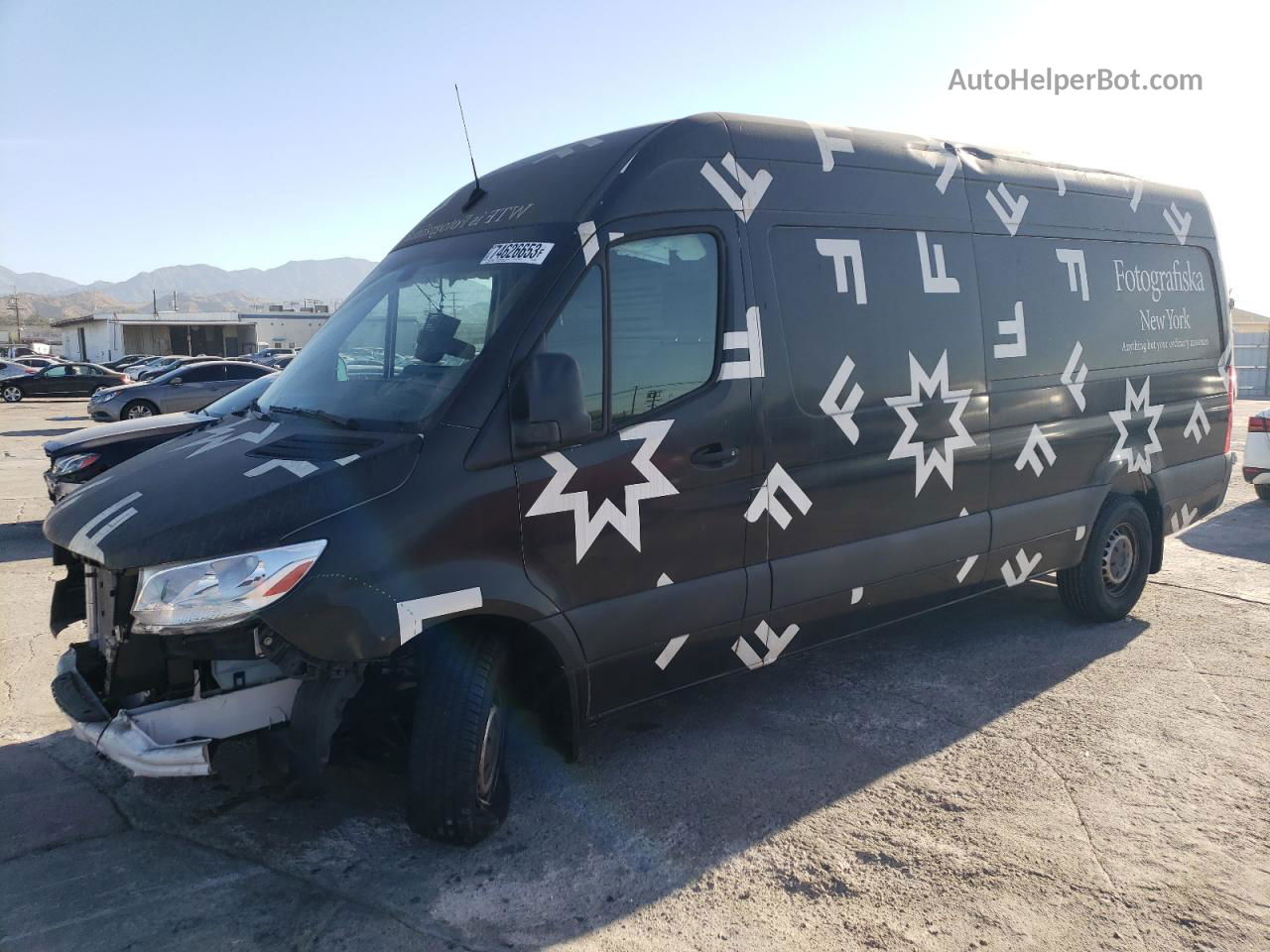 2019 Mercedes-benz Sprinter 2500/3500 Black vin: WD3PF1CD4KP040913