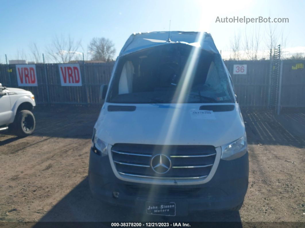 2019 Mercedes-benz Sprinter 2500 High Roof V6 White vin: WD3PF1CD6KP056868