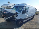 2019 Mercedes-benz Sprinter 2500 High Roof V6 White vin: WD3PF1CD6KP076845