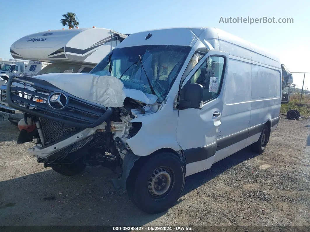 2019 Mercedes-benz Sprinter 2500 High Roof V6 White vin: WD3PF1CD6KP076845