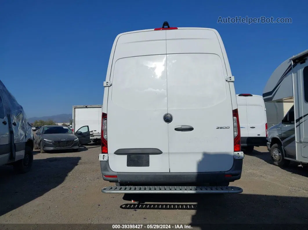 2019 Mercedes-benz Sprinter 2500 High Roof V6 White vin: WD3PF1CD6KP076845