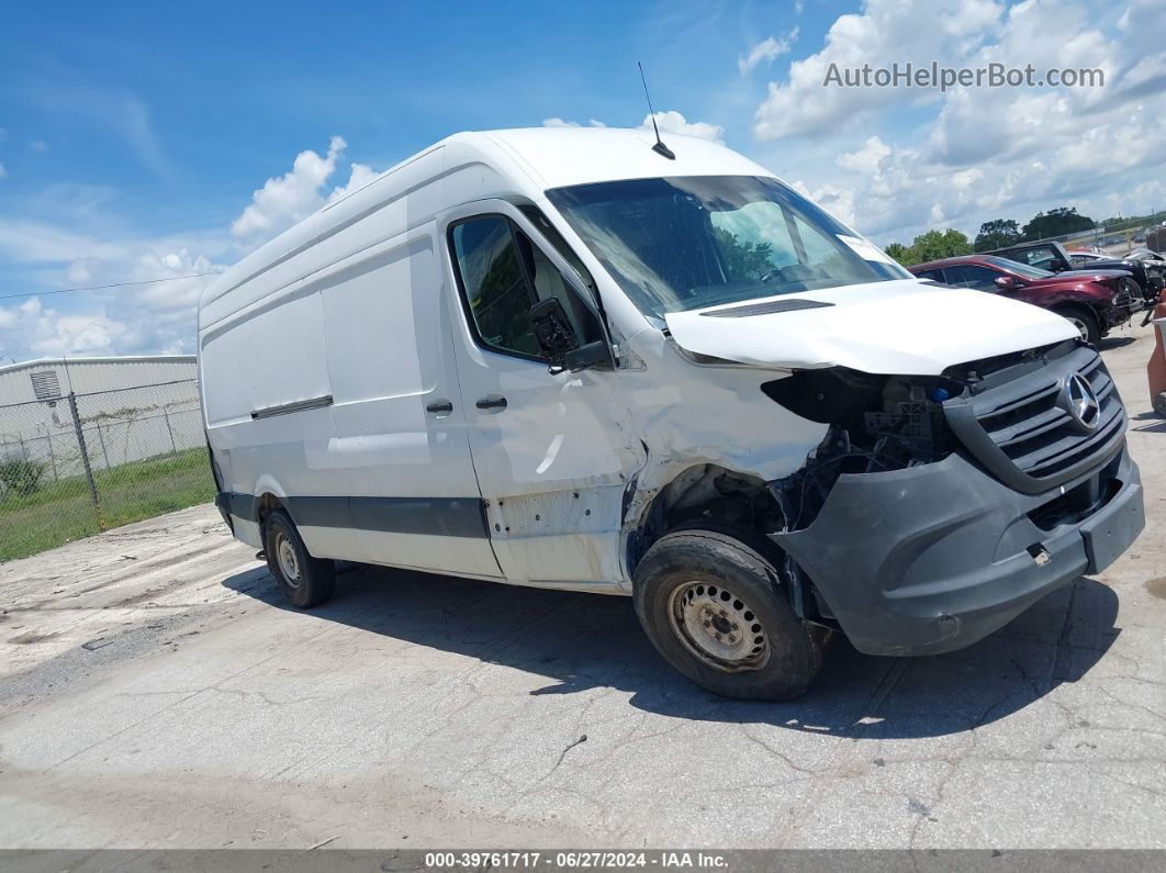 2019 Mercedes-benz Sprinter 2500 High Roof V6 White vin: WD3PF1CD6KP163340